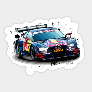 Mattias Ekstrom's DTM car - Illustration Sticker